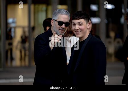 ROMA, ITALIA - GIUGNO 20: Giuseppe Fiorello partecipa al 77th Nastri D'Argento 2023 - Cinema al Maxi il 20 Giugno 2023 a Roma. (Foto di Luca Carlino/NurPhoto) Foto Stock