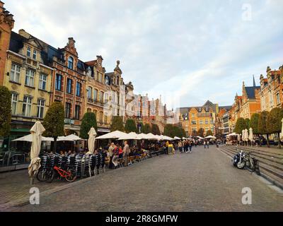 Tra il Belgio e il Lussemburgo Foto Stock