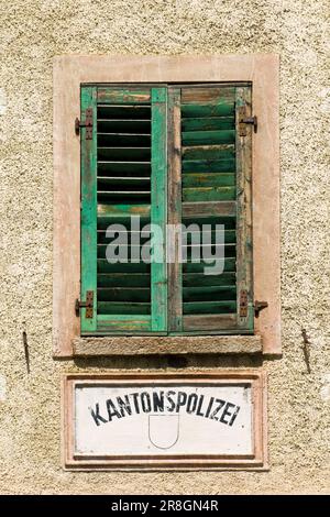 Kantons Polizei, Munster, Canton Vallese, Svizzera Foto Stock