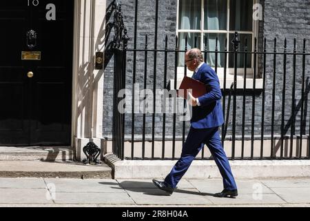 Londra, Regno Unito. 21st giugno, 2023. George Freeman, Sottosegretario di Stato parlamentare per la Scienza e l'innovazione, a Downing Street. Credit: Imageplotter/Alamy Live News Foto Stock