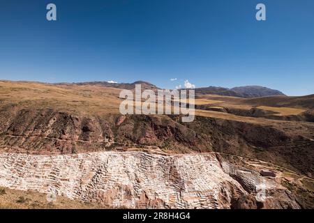 Perù. Paludi saline di Maras Foto Stock
