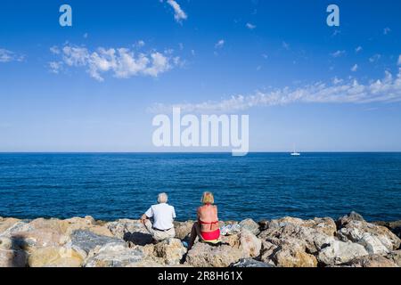 Italia. Borghetto Santo Spirito Foto Stock