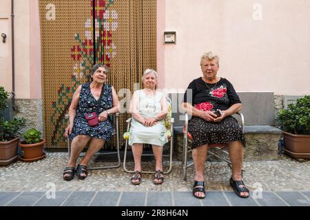 Italia. Borghetto Santo Spirito Foto Stock