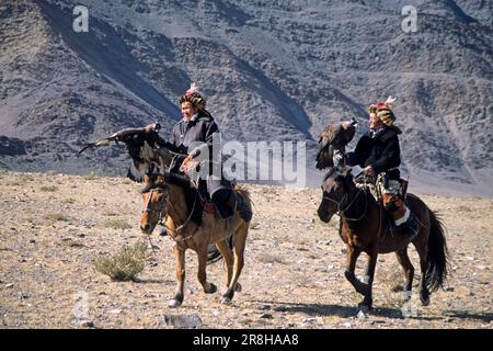 Golden Altai Mountains. Mongolia Foto Stock