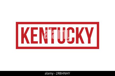 Vettore di sigillo Kentucky Rubber Stamp Illustrazione Vettoriale