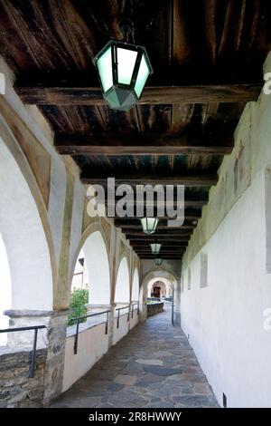 Eremo di Santa Caterina del Sasso. Leggiuno. Italia Foto Stock