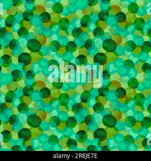 Motivo a pois senza cuciture watercolor per tessuti e tessuti e imballaggi e stampa e confezionamento di abiti per bambini Foto Stock