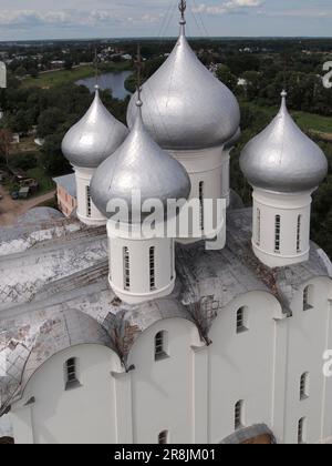 Cattedrale di Santa Sofia (Vologda) la bellissima chiesa russa, costruita a partire dal 1568, quando Ivan il terribile fece di Vologda la sua capitale. (1) Foto Stock