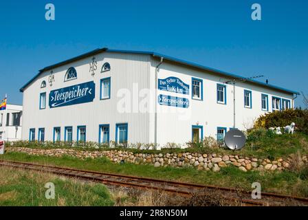 Negozio di tè, casa da tè, Tinnum, Sylt, Frisia settentrionale, Schleswig-Holstein, Germania Foto Stock