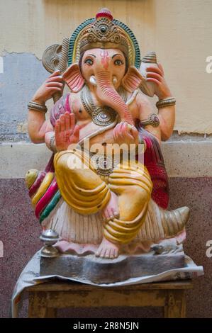 Statua di Dio Ganesh, Jaisalmer, Rajasthan, India Foto Stock