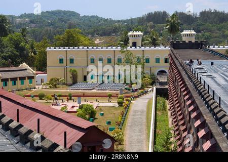 Monumento nazionale, ex prigione britannica, Port Blair, Isole Andamane, prigione britannica, India Foto Stock