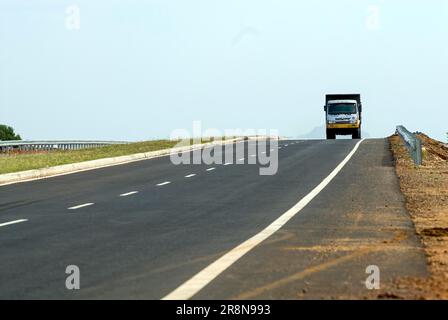 La National Highway 45B parte dall'NH 45 a Tiruchirappalli e corre verso sud fino alla città portuale di Thoothukudi Tuticorin, dove incontra NH Foto Stock