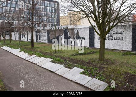 Memoriale alle vittime della violenza e della guerra, Parlamento degli alberi, quartiere del governo, Berlino, Germania Foto Stock