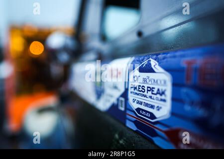 Illustrazione durante Pikes Peak International Hill Climb 2023, The Race to the Clouds, dal 19 al 25 giugno 2023 a Colorado Springs, Stati Uniti d'America - Foto Antonin Vincent/DPPI Credit: DPPI Media/Alamy Live News Foto Stock