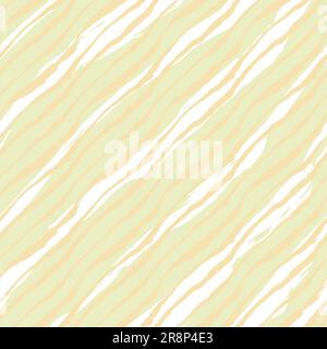 Modello geometrico astratto con disegno a strisce. Sfondo vettoriale senza giunture. Disegno di forme geometriche senza giunture dipinte a mano, sfondo vettoriale. Illustrazione Vettoriale