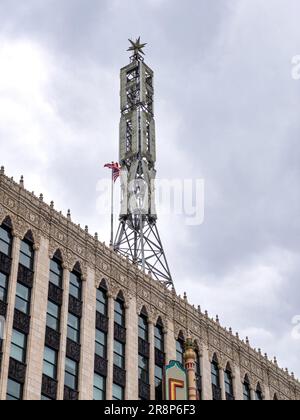Fox Theater Detroit - Detroits Finest Entertainment - DETROIT, STATI UNITI - 10 GIUGNO 2023 Foto Stock