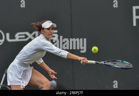 22nd giugno 2023; Edgbaston Priory Club, Birmingham, Inghilterra: Rothesay Classic Birmingham, giorno 4; Sorana Cirstea (ROU) Foto Stock