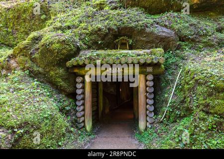 Ryugenmabu della miniera d'argento di Iwami Foto Stock