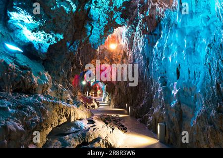 Grotta di Ryusendo Foto Stock