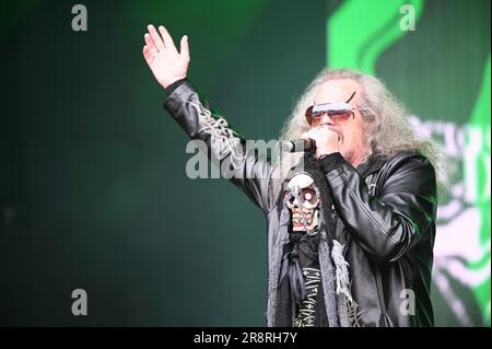 Dr e The Medics si esibiscono al Lets Rock Leeds 80s Festival , Leeds UK , 17.06.2023 Foto Stock