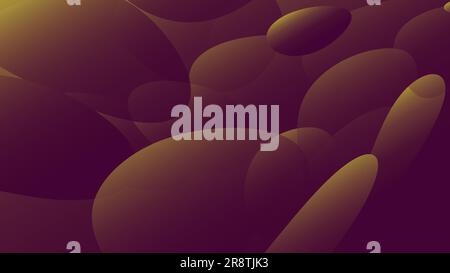 Struttura viola astratta, sfondo di cosmico energetico magico bello luminoso multicolore bolle bolle cerchi linee di spirali e geometriche s. Illustrazione Vettoriale