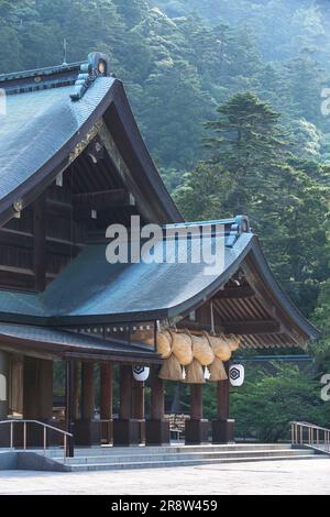 Izumo Taisha Heidenheim e shimenawa Foto Stock