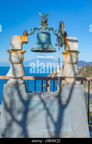 Campana d'oro a Koibito-misaki e al Monte Foto Stock