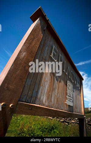 Epiacum Roman Fort - Whitley Castle vicino ad Alston Foto Stock