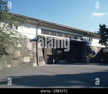 Il Palazzo Imperiale (Wataragarimon della porta di Sakuradamon) Foto Stock