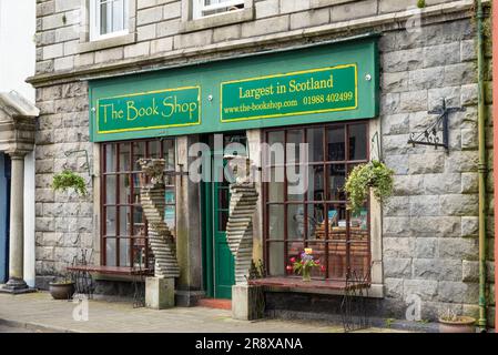 Wigtown Scotland's National Book Town, The Book Shop Wigtown Scotland High Street a Wigtown Dumfries e Galloway Scotland Regno Unito Europa Foto Stock