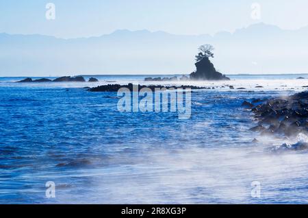 Costa di Amaharashi al mattino Foto Stock