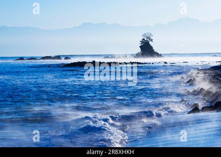 Costa di Amaharashi al mattino Foto Stock