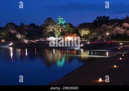 Korakuen Night View Foto Stock