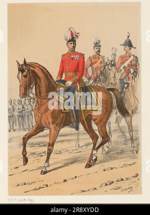 Soldato britannico, 1875-1925. Agente a cavallo. Foto Stock