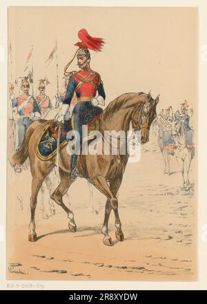 Soldato britannico, 1875-1925. Agente a cavallo. Foto Stock