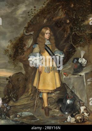 Memorial Portrait of Moses ter Borch, 1667-1669. . Foto Stock