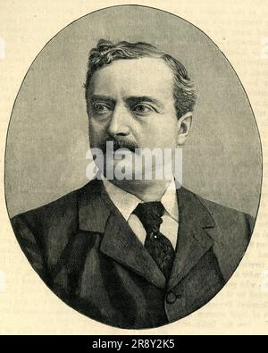 "Mr. John Redmond", c1900. Politico nazionalista irlandese e avvocato; membro del Parlamento per Waterford City. Incisione dopo una fotografia. Da "Cassell's History of England, Vol. IX". [Cassell and Company, Limited, Londra, Parigi, New York &amp; Melbourne] Foto Stock