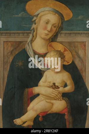 Virgin and Child, tel. 1460-1480. Foto Stock