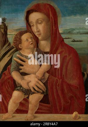Madonna col bambino, 1465-1470. Foto Stock