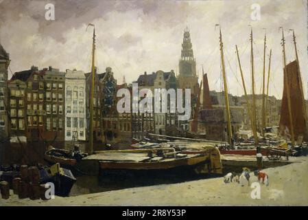 Damrak, Amsterdam, 1903. Foto Stock