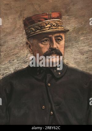 ''le General Franchet D'Esperey; Comandante D'armee', 1918. Da "l'album de la Guerre 1914-1919, volume 2" [l'Illustration, Paris, 1924]. Foto Stock