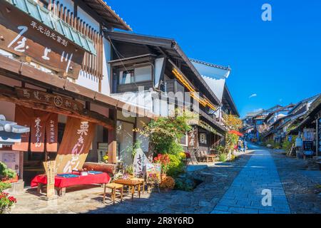 Magome Inn in autunno Foto Stock