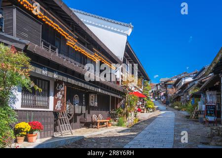 Magome Inn in autunno Foto Stock