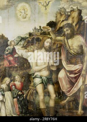 Battesimo di Cristo, 1500-1549. Foto Stock