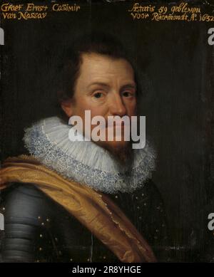 Ritratto di Ernesto Casimiro (1573-1632), Conte di Nassau-Dietz, c.1623-c.1633. Foto Stock