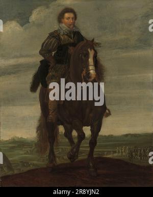 Prince Frederik Hendrik on Horseback, c.1629-c.1635. Foto Stock