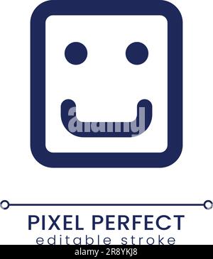 Icona dell'interfaccia utente pixel Perfect Linear Illustrazione Vettoriale