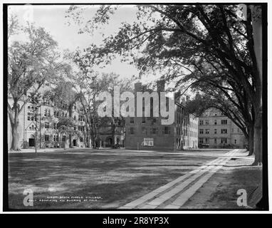 South Middle College, solo vecchio edificio rimasto a Yale, tra il 1900 e il 1906. Foto Stock