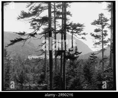 Crawford House da nord, Crawford Notch, White Mountains, c1900. Foto Stock