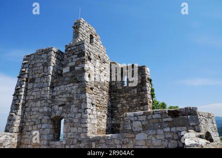 Rovine del castello di Staufen (Breisgau) (Germania) Foto Stock